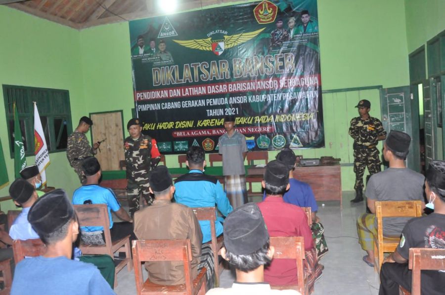 Diklatsar Banser Pesawaran Tumbuhkan Generasi Islam Cinta NKRI
