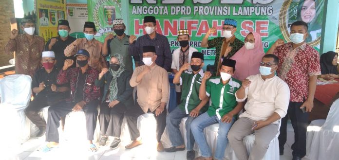Hanifah S.E DPRD Provinsi F-PKB Gelar Reses di Way Khilau Pesawaran