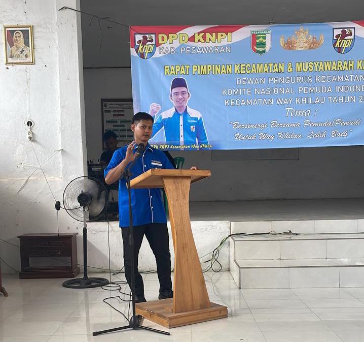Ikbal Khomsi Ketua DPK KNPI Way Khilau Menyayangkan Pemangku Kebijakan Tidak Mengadiri Undangan