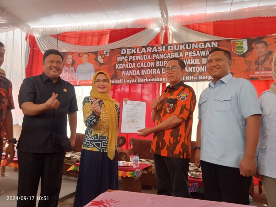 MPC Pemuda Pancasila Pesawaran Dukung Nanda-Antonius di Pilkada Pesawaran 2024