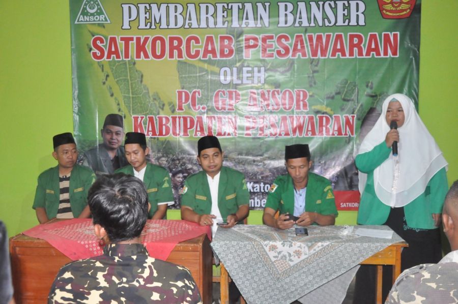 Satkorcab Banser Pesawaran Laksanakan Pembaretan